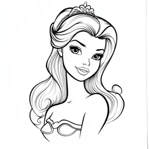 رسومات تلوين باربي