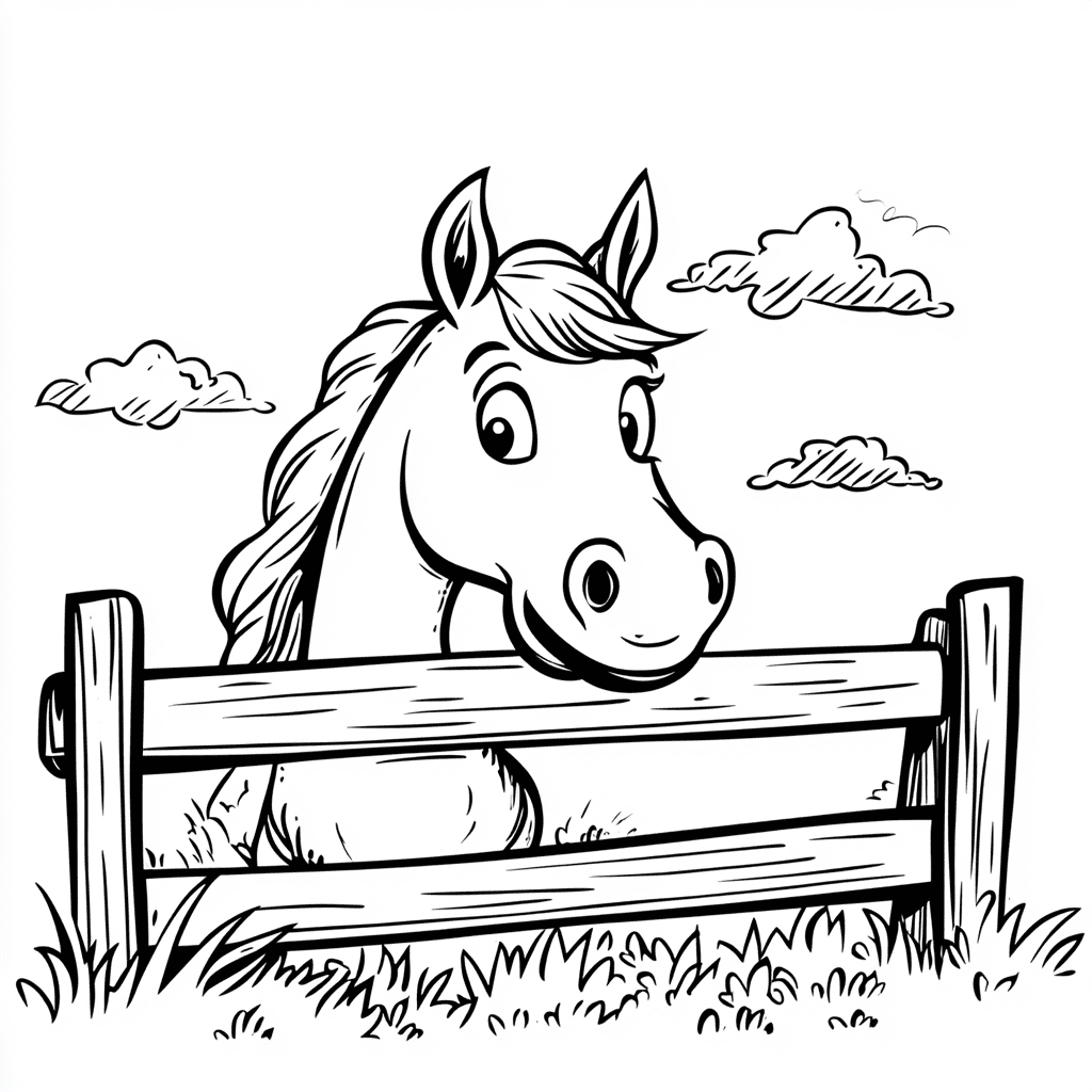 Coloriages de Chevaux