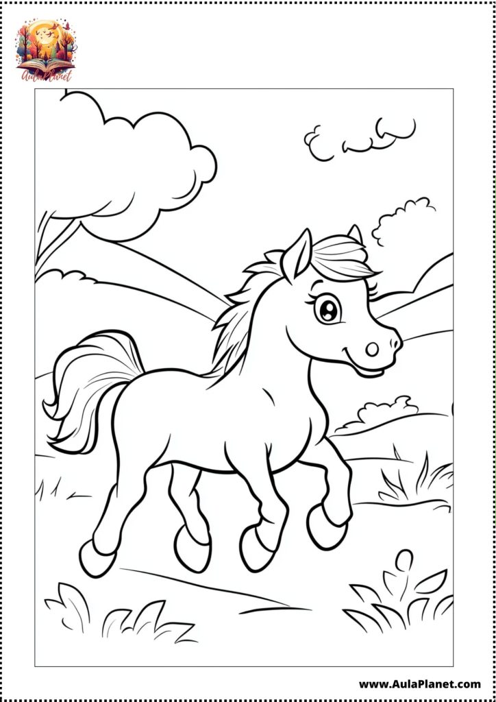 Coloriages de Chevaux