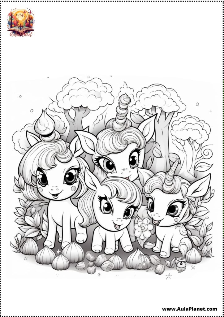 Coloriages de Licornes