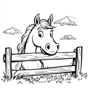 Dibujos de Caballos para Colorear