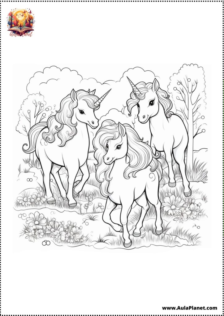 Disegni di Unicorni da Colorare