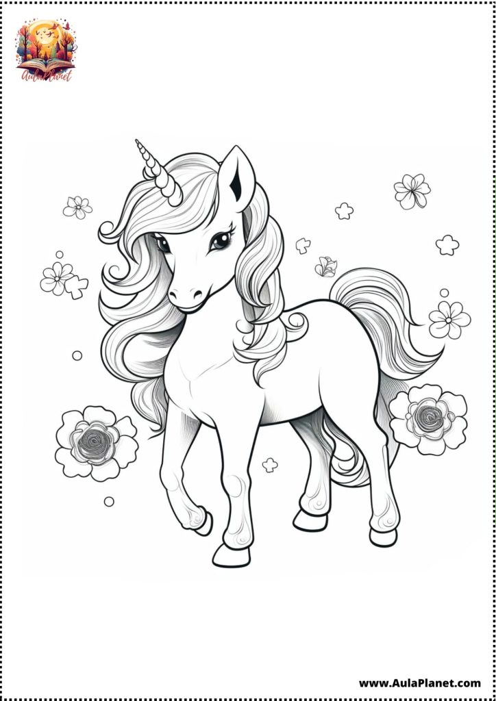 Einhorn Ausmalbilder