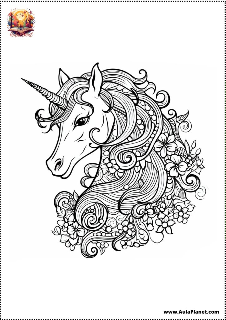 Einhorn Ausmalbilder