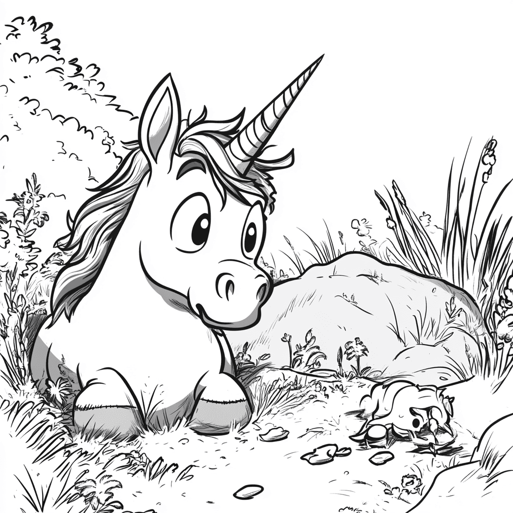 Unicorn Boyama Sayfaları