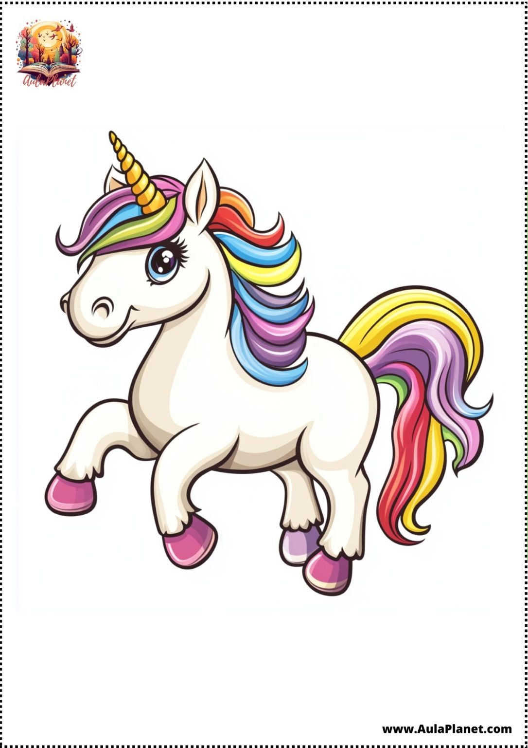 Desenhos de Unicórnios para Colorir e Imprimir Gratuitamente