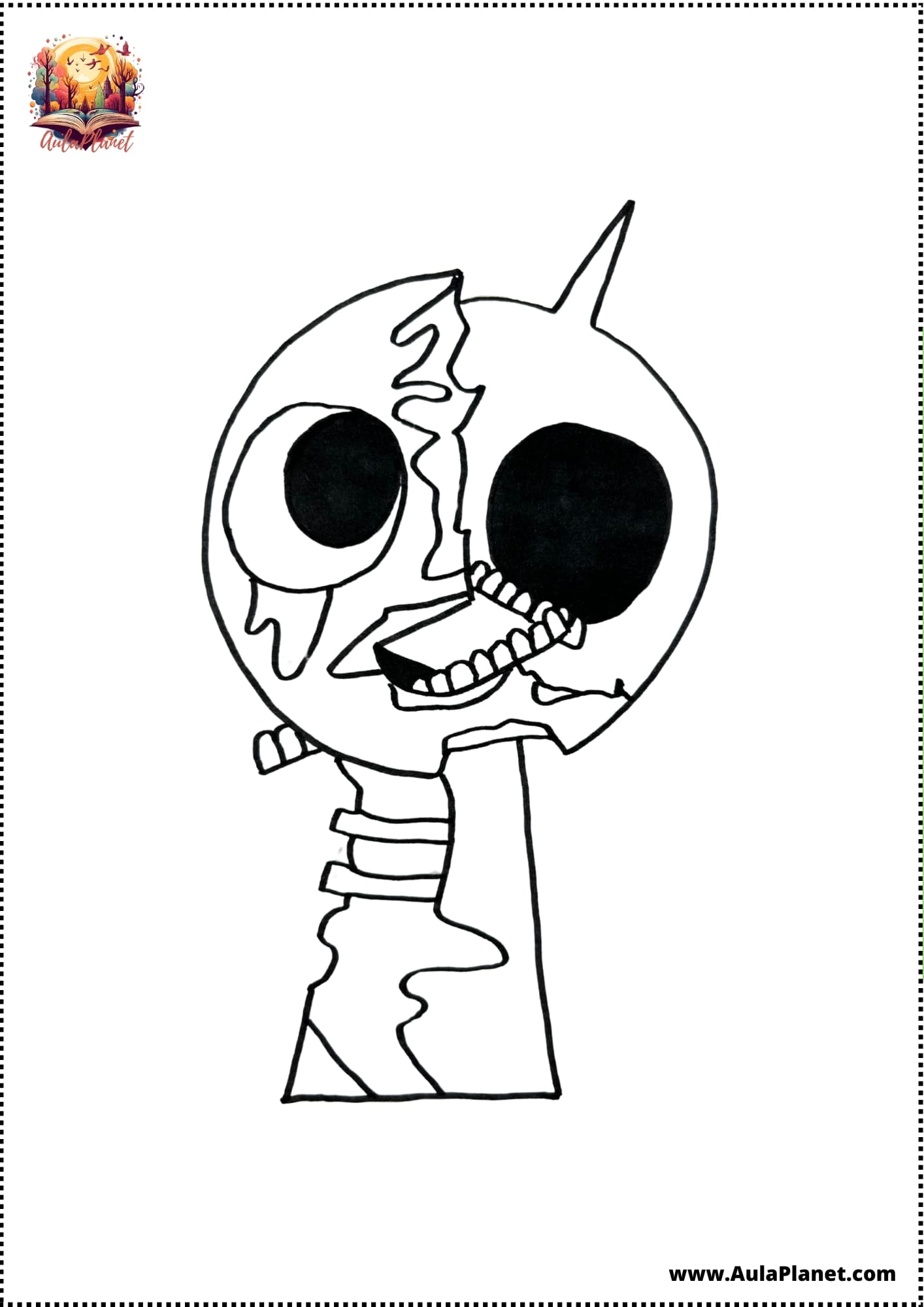 Brud 3. Aşama Sprunki Boyama Sayfası