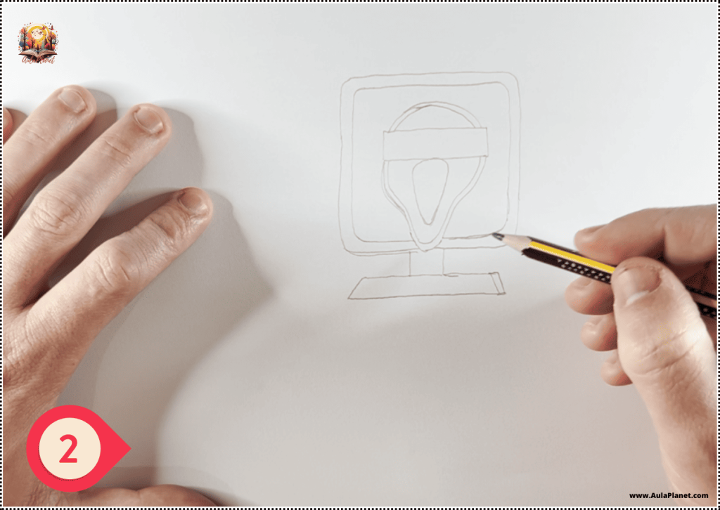 Come Disegnare Mr. Fun Computer Fase 3 Sprunki – Passaggio 2