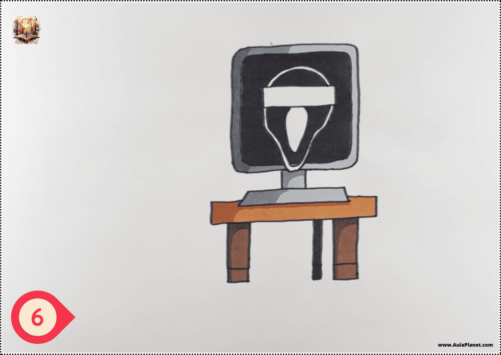 Come Disegnare Mr. Fun Computer Fase 3 Sprunki – Passaggio 6