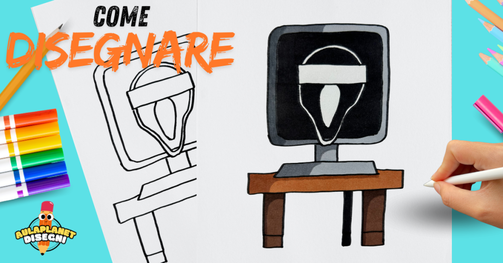 Come disegnare Mr Fun Computer Fase 3 passo dopo passo Incredibox Sprunki