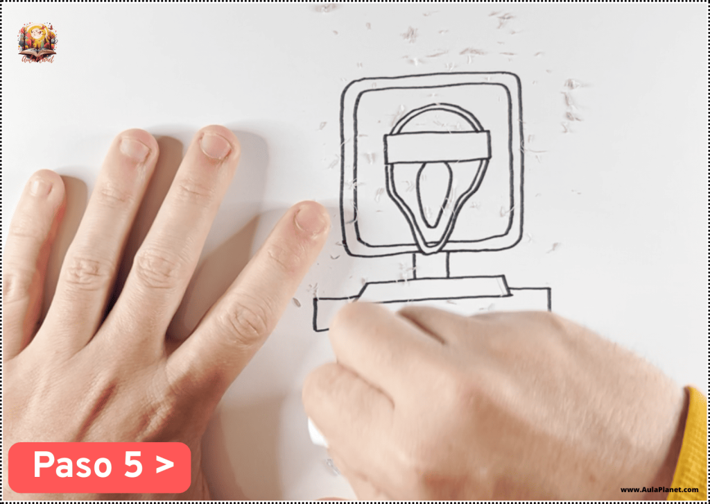 Cómo Dibujar a Mr. Fun Computer Fase 3 Sprunki Paso 5