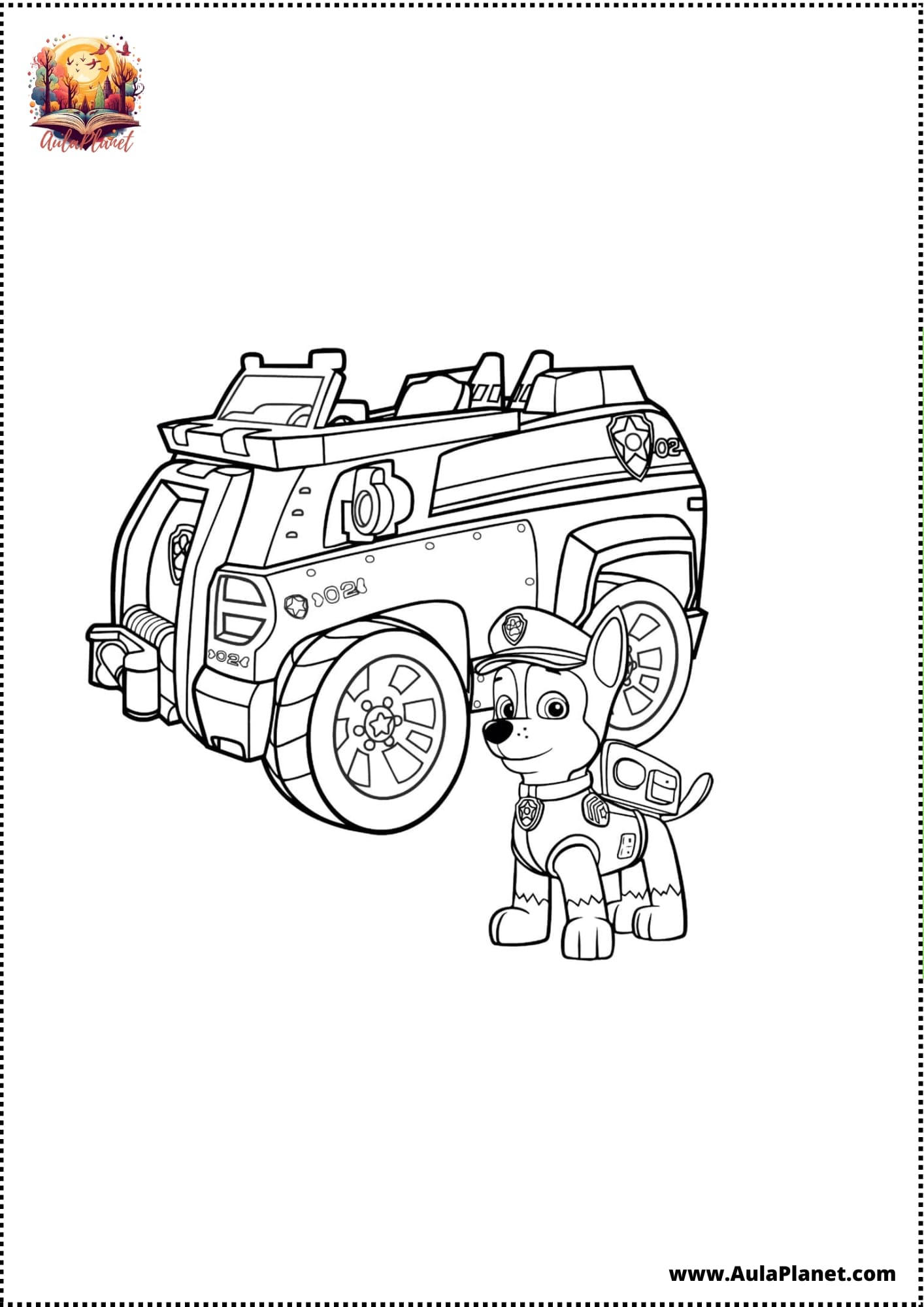 Patrulha Canina para Colorir