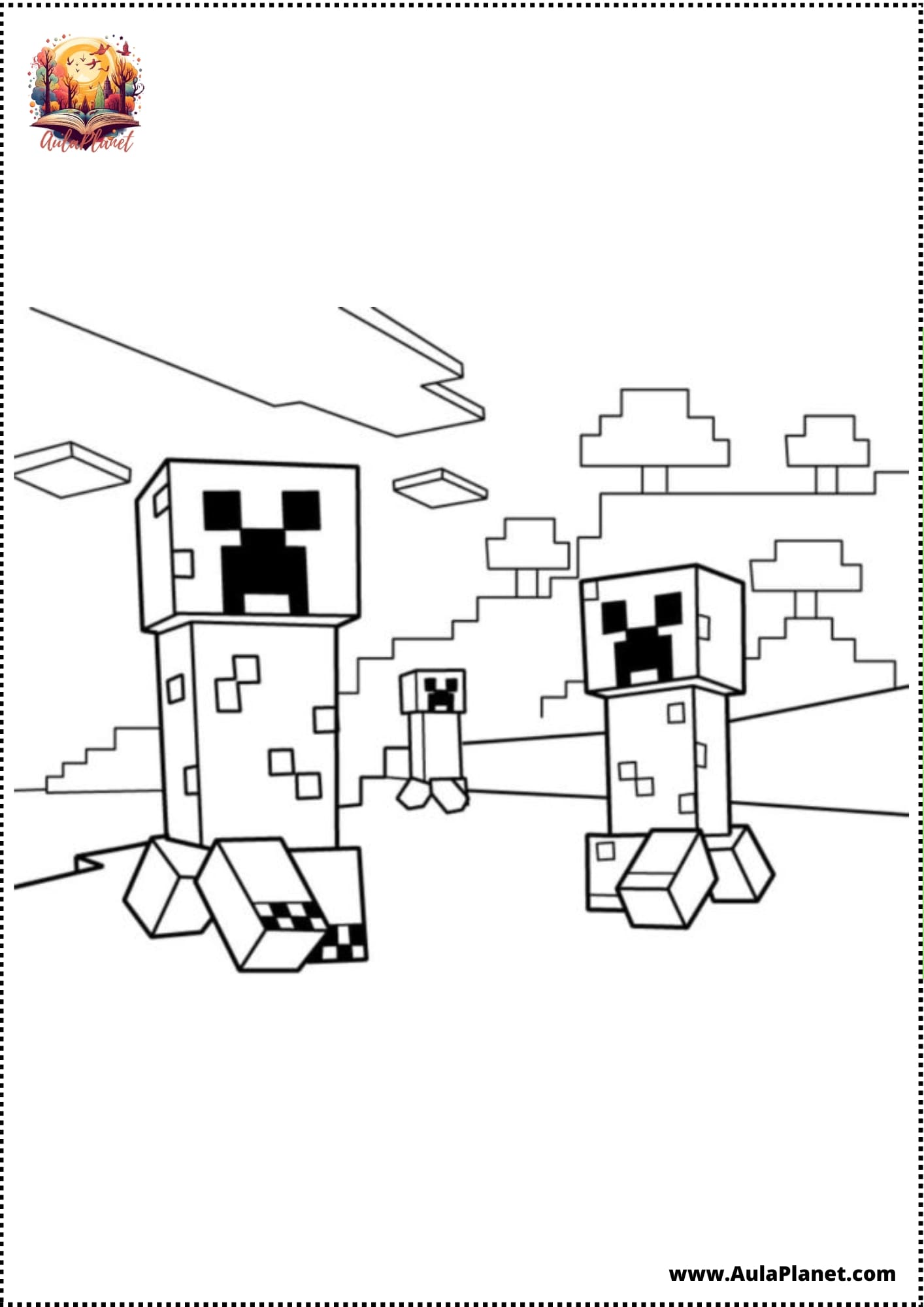 Minecraft para Colorir