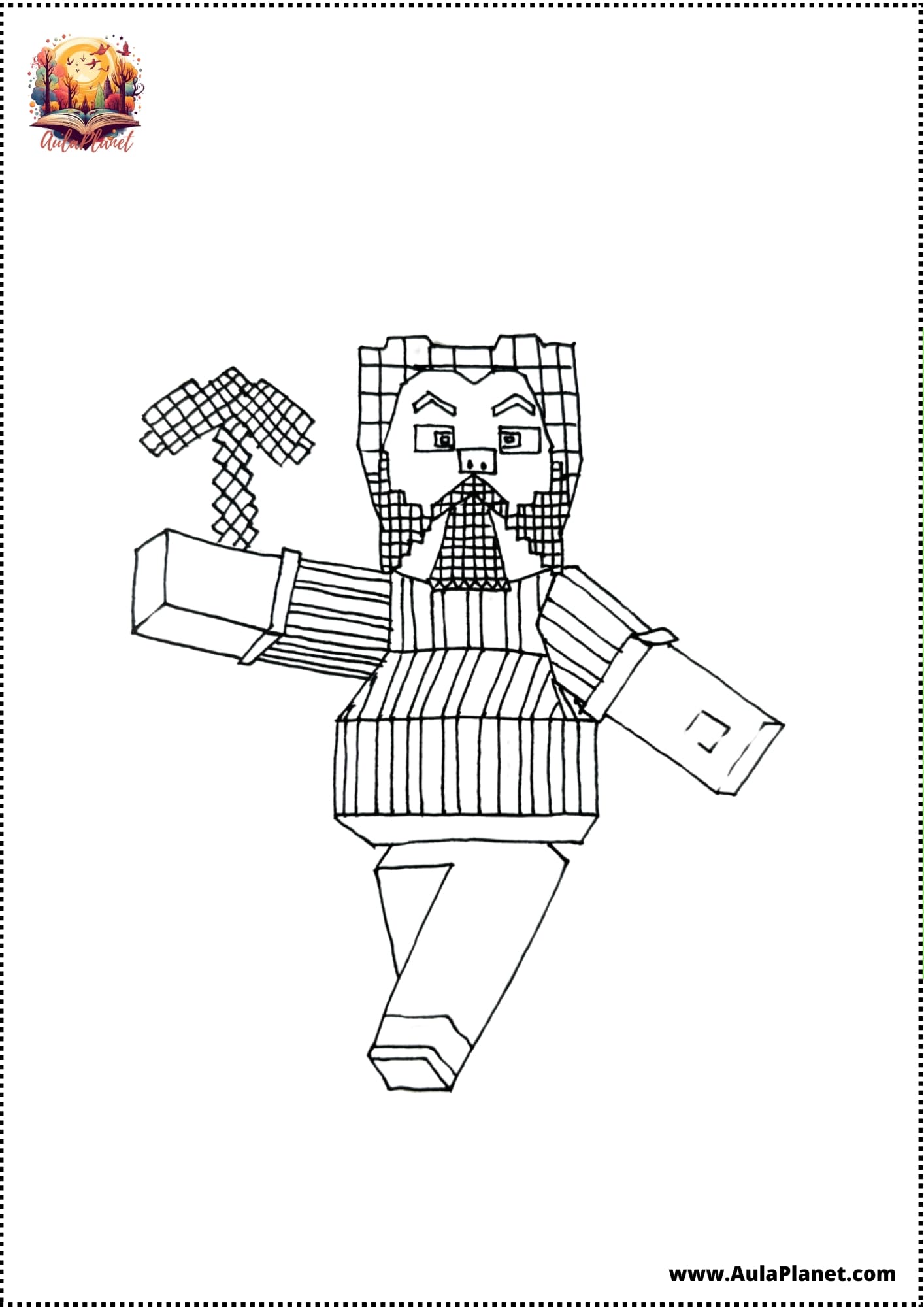 Minecraft para Colorir
