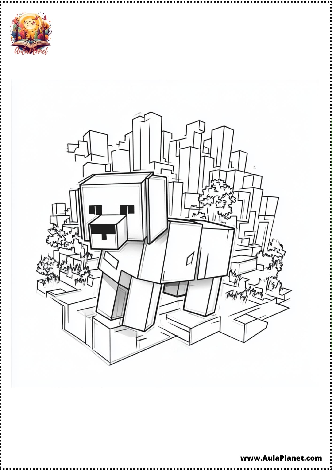 Minecraft para Colorir