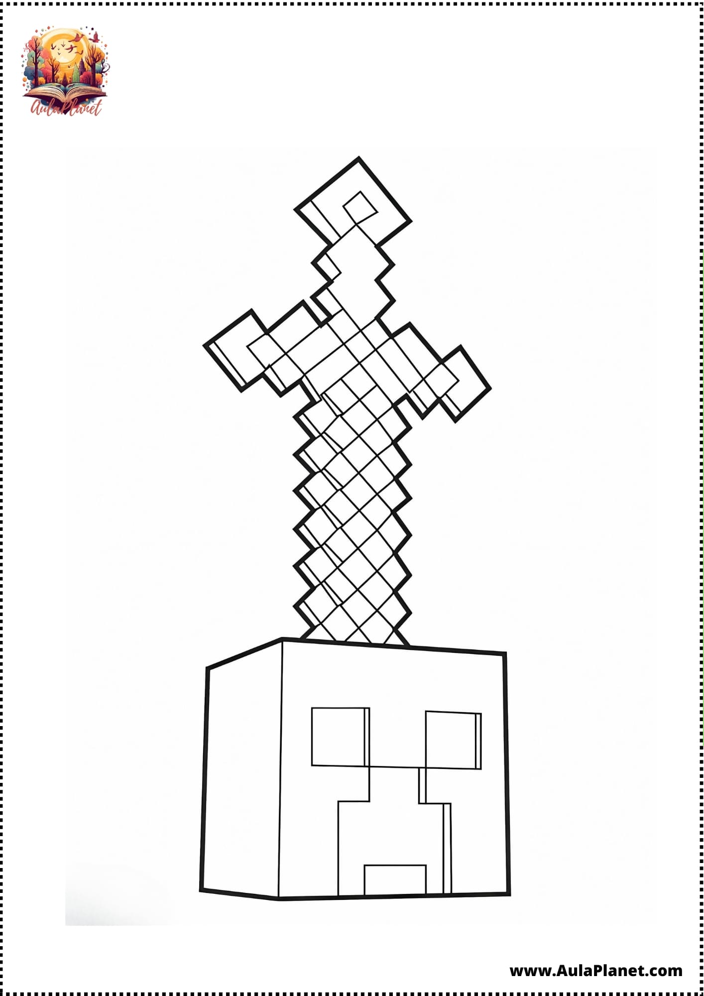 Minecraft para Colorear