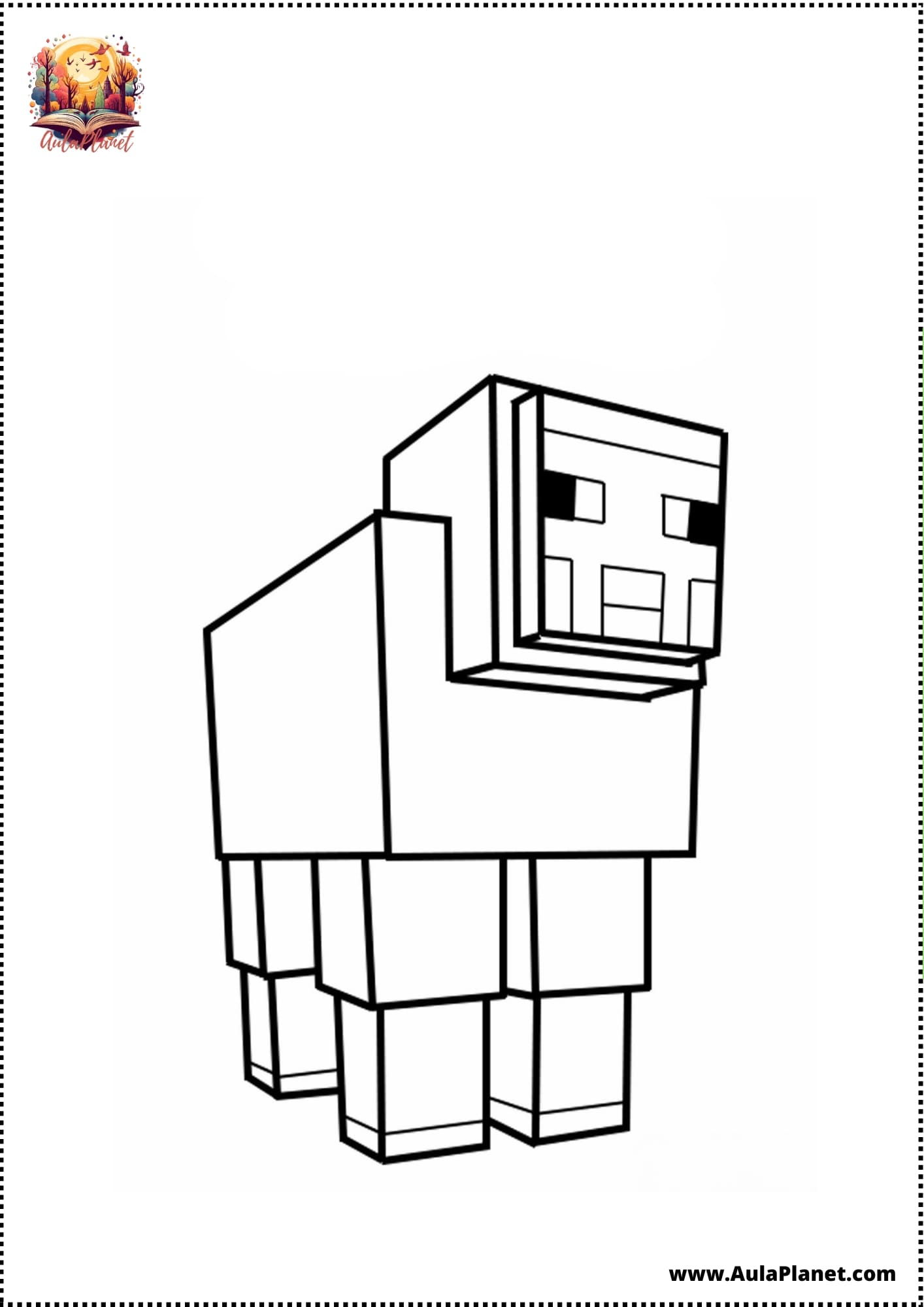 Disegni di Minecraft da Colorare e Stampare Gratis