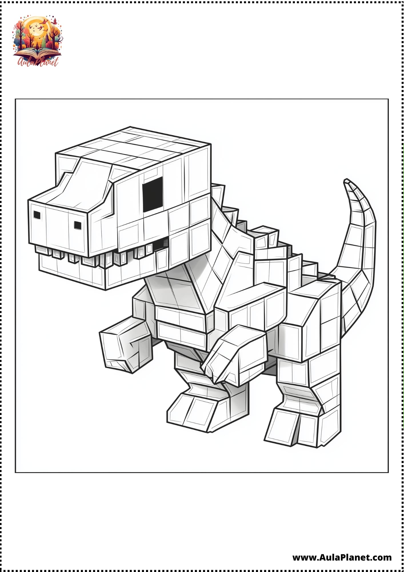 Disegni di Minecraft da Colorare e Stampare Gratis