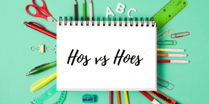 Hos vs Hoes