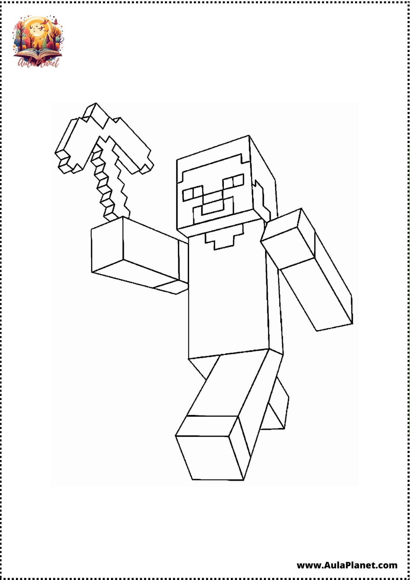 Kolorowanki Minecraft