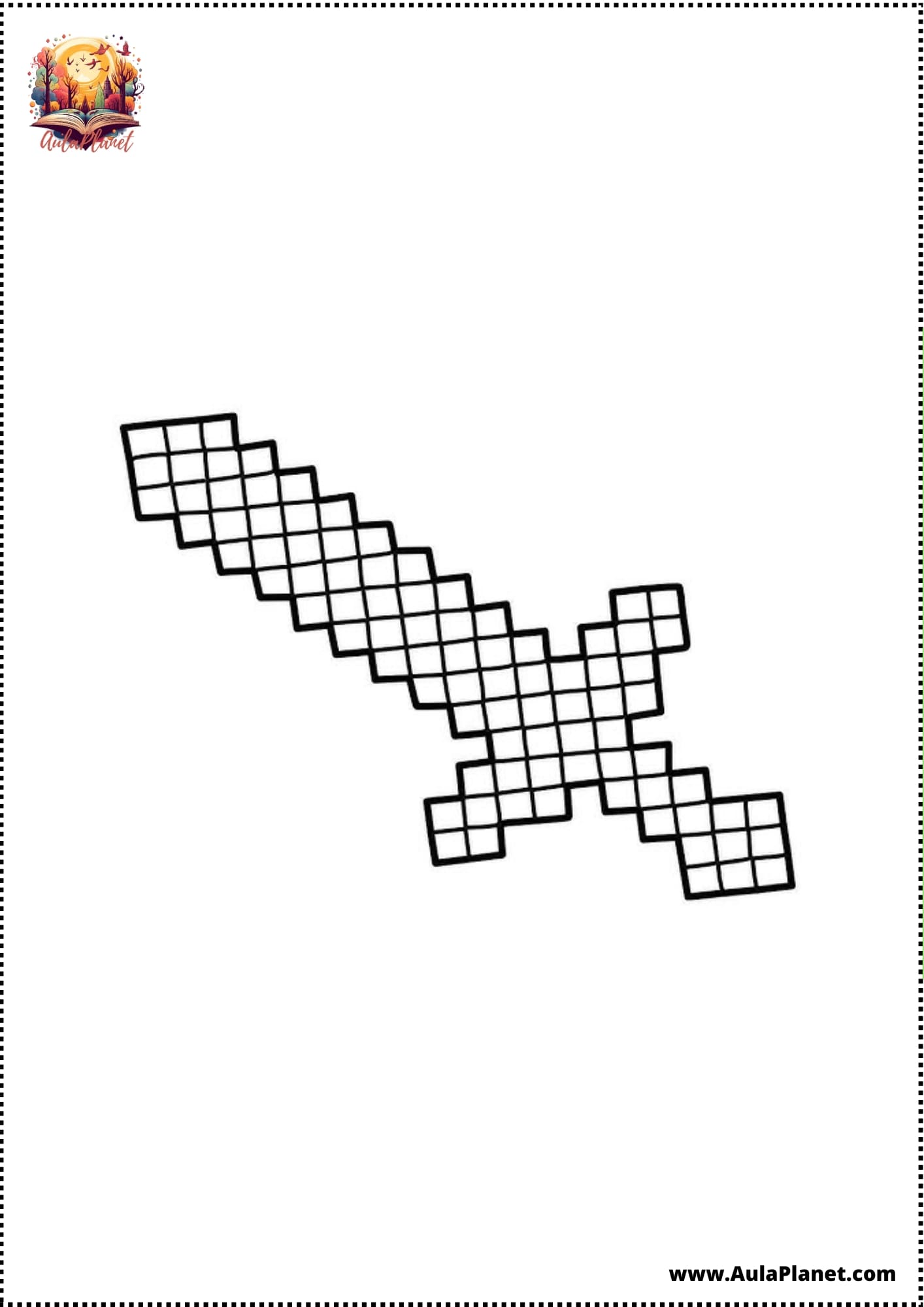 Kolorowanki Minecraft