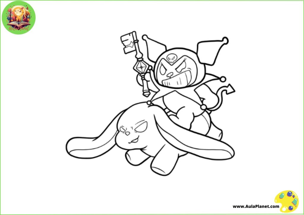 Kuromi Coloring Pages