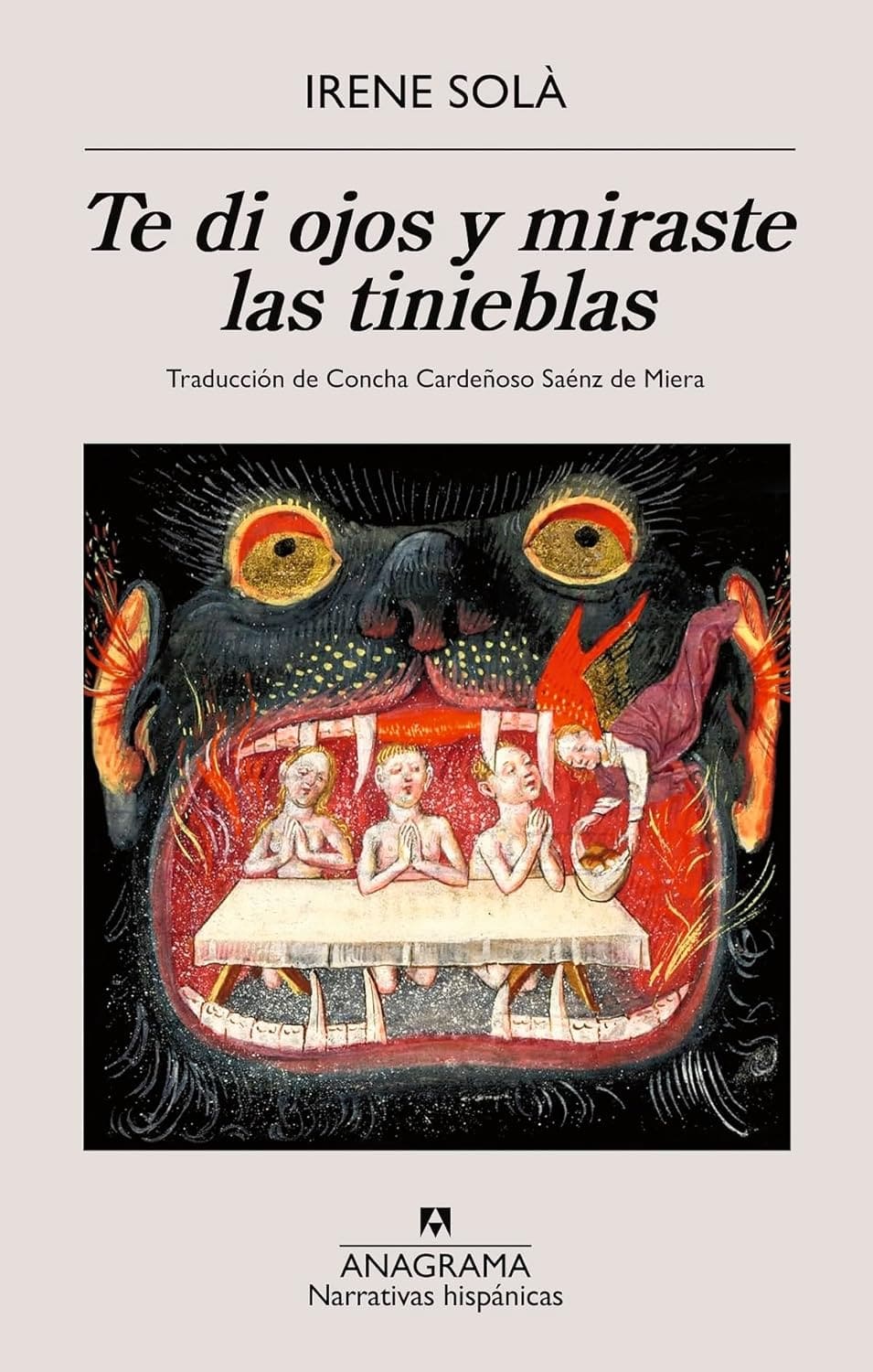 Libro Te di ojos y miraste las tinieblas