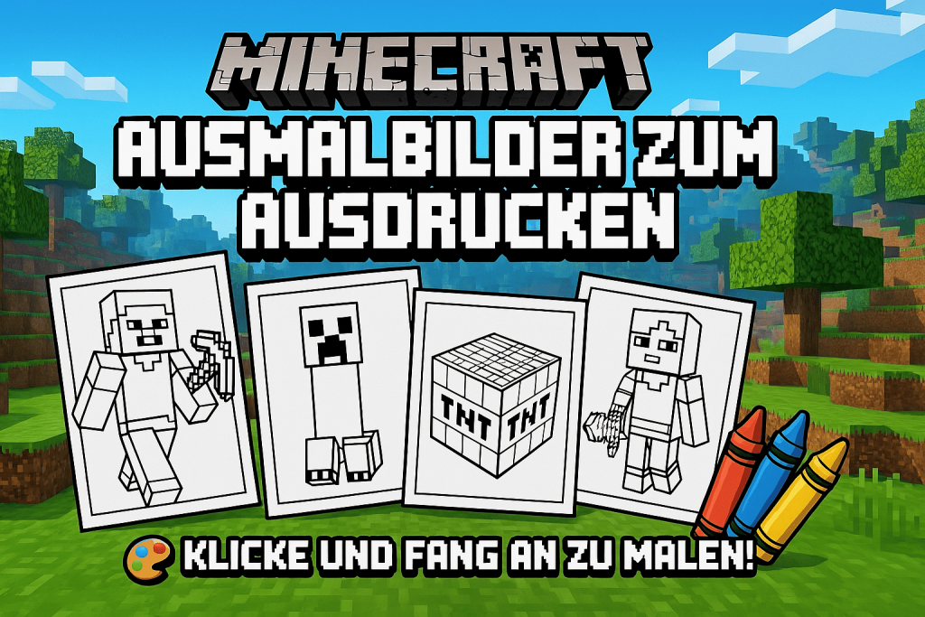 Minecraft Ausmalbilder