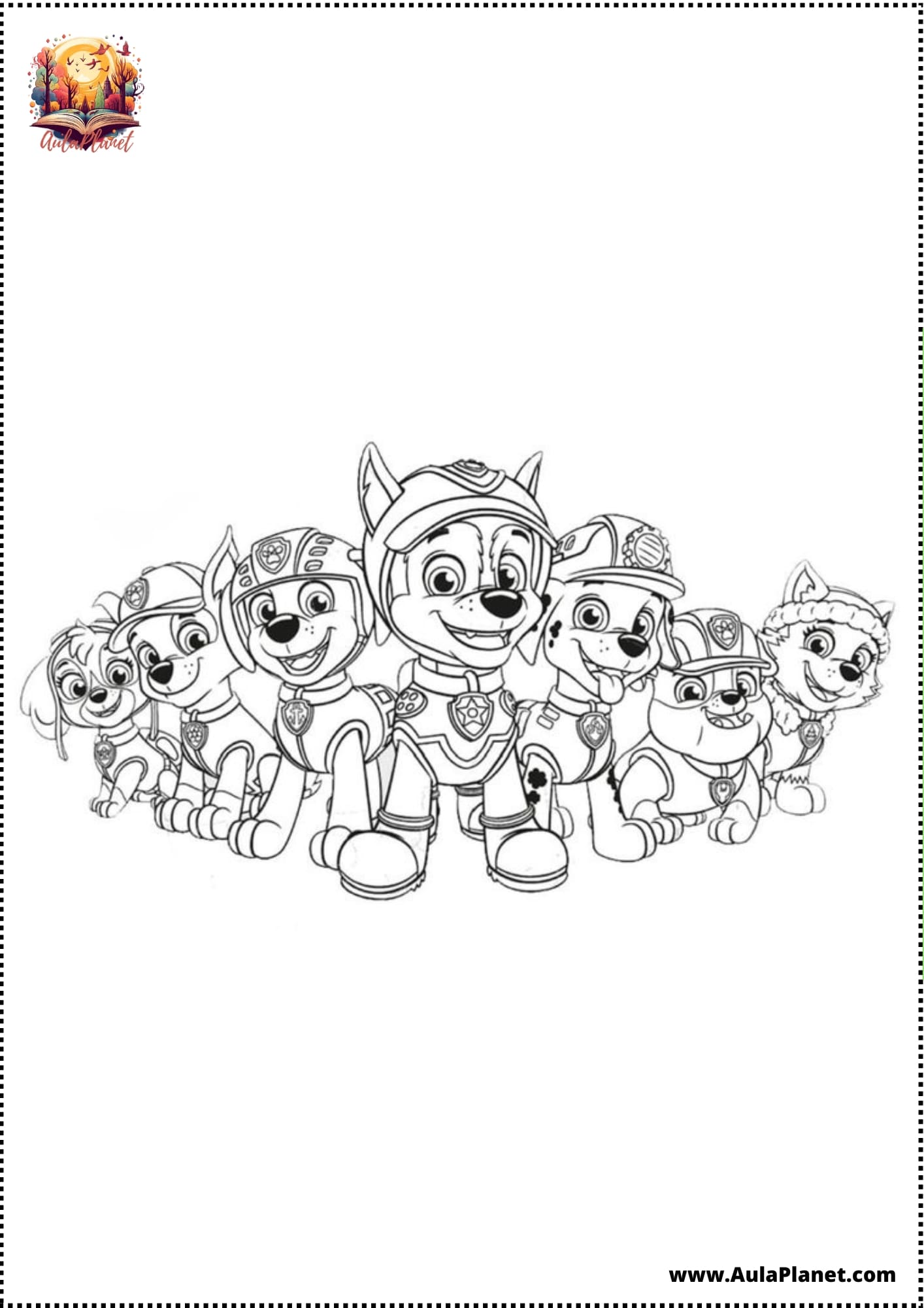 Paw Patrol Ausmalbilder