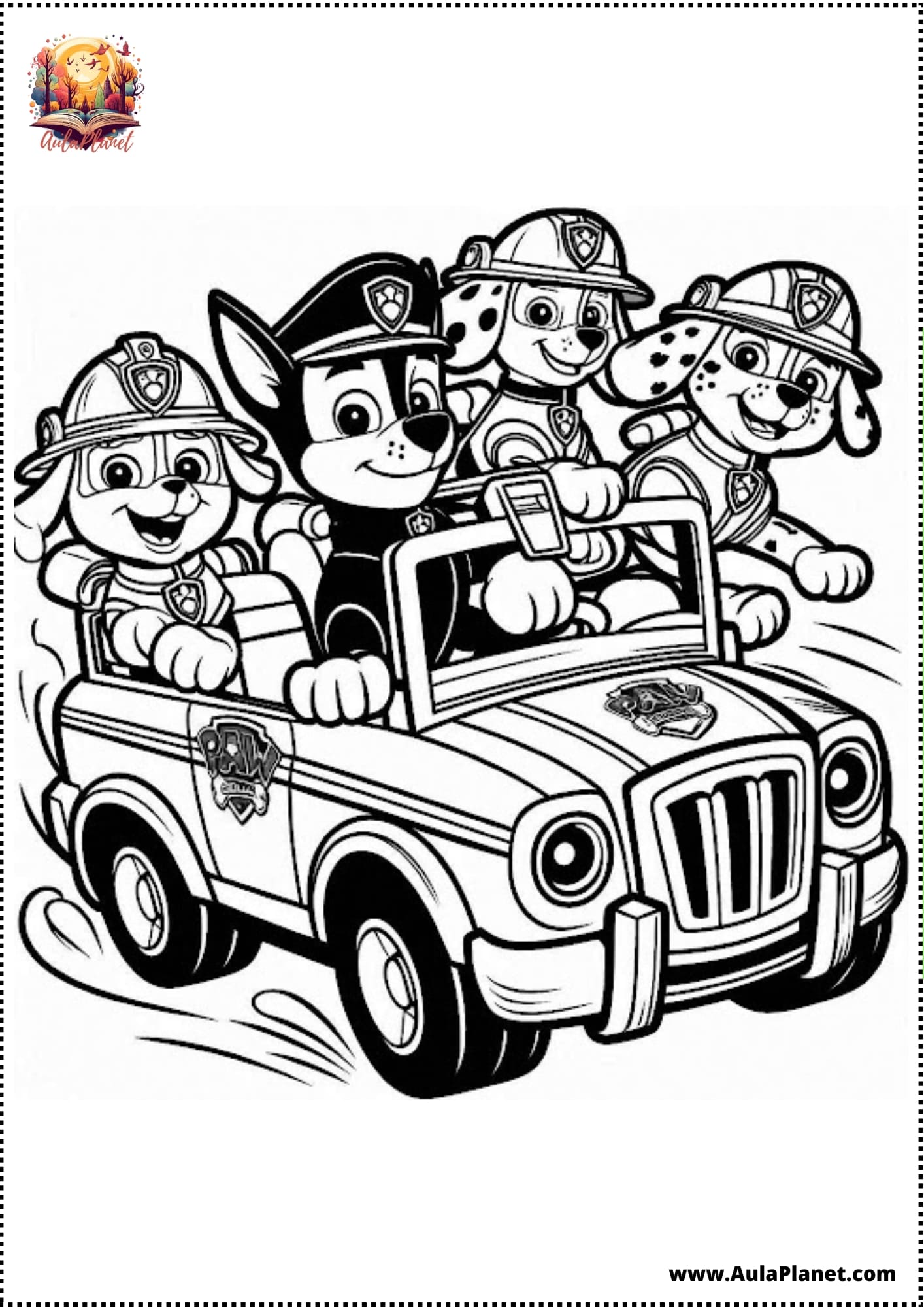Paw Patrol Coloring Pages Download And Print For Free