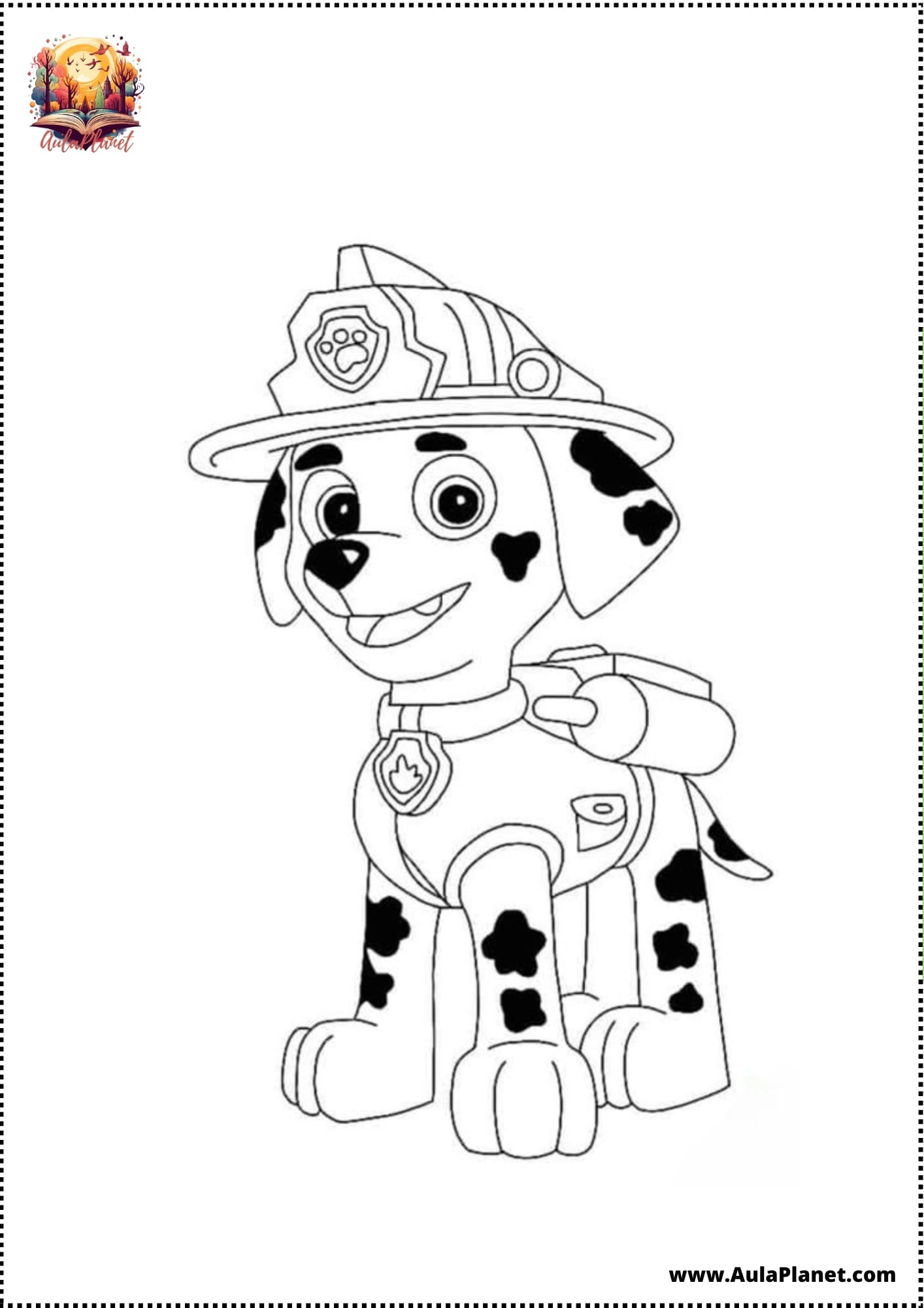 Paw Patrol da Colorare