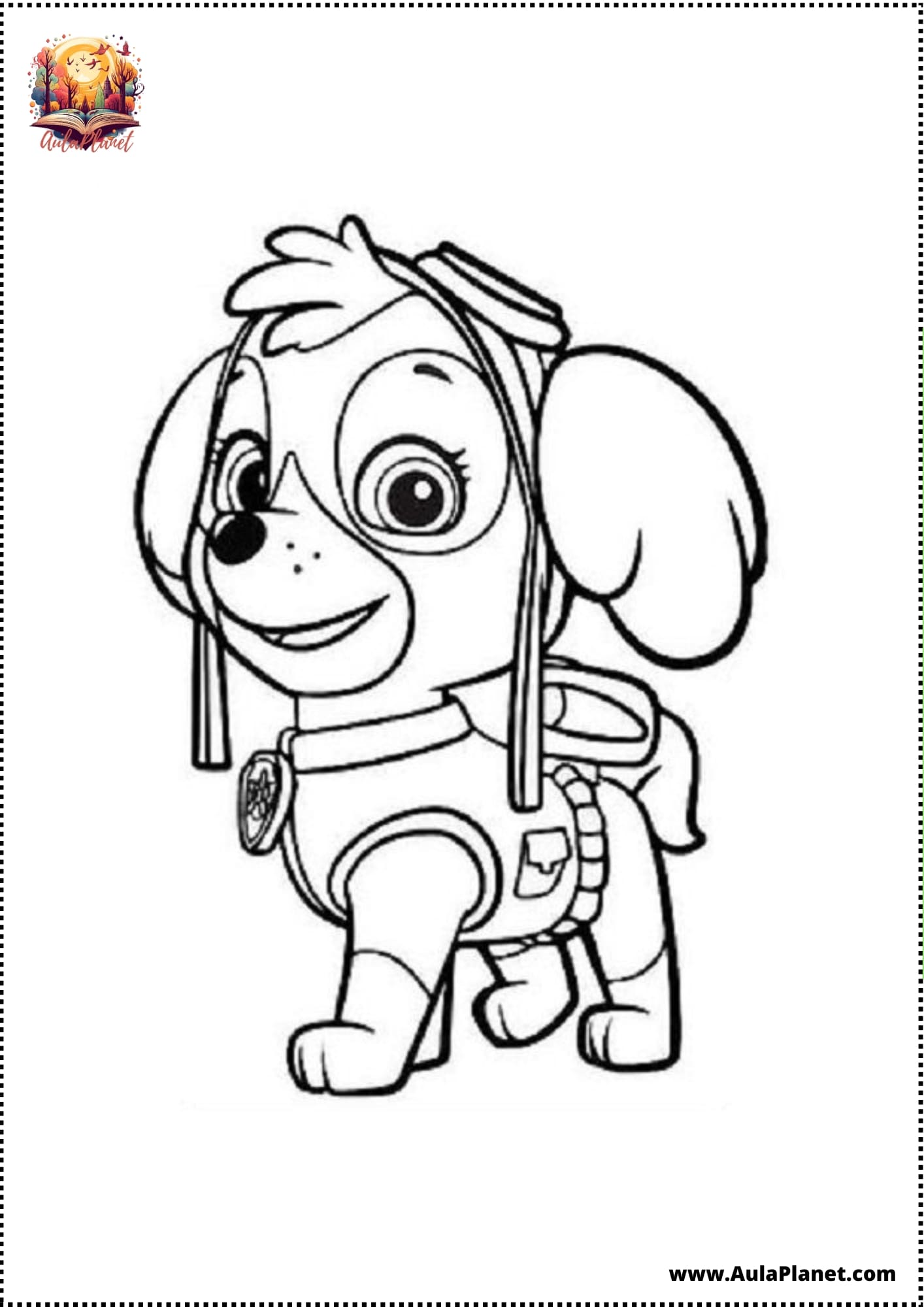 Paw Patrol da Colorare