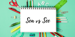 Sea vs See