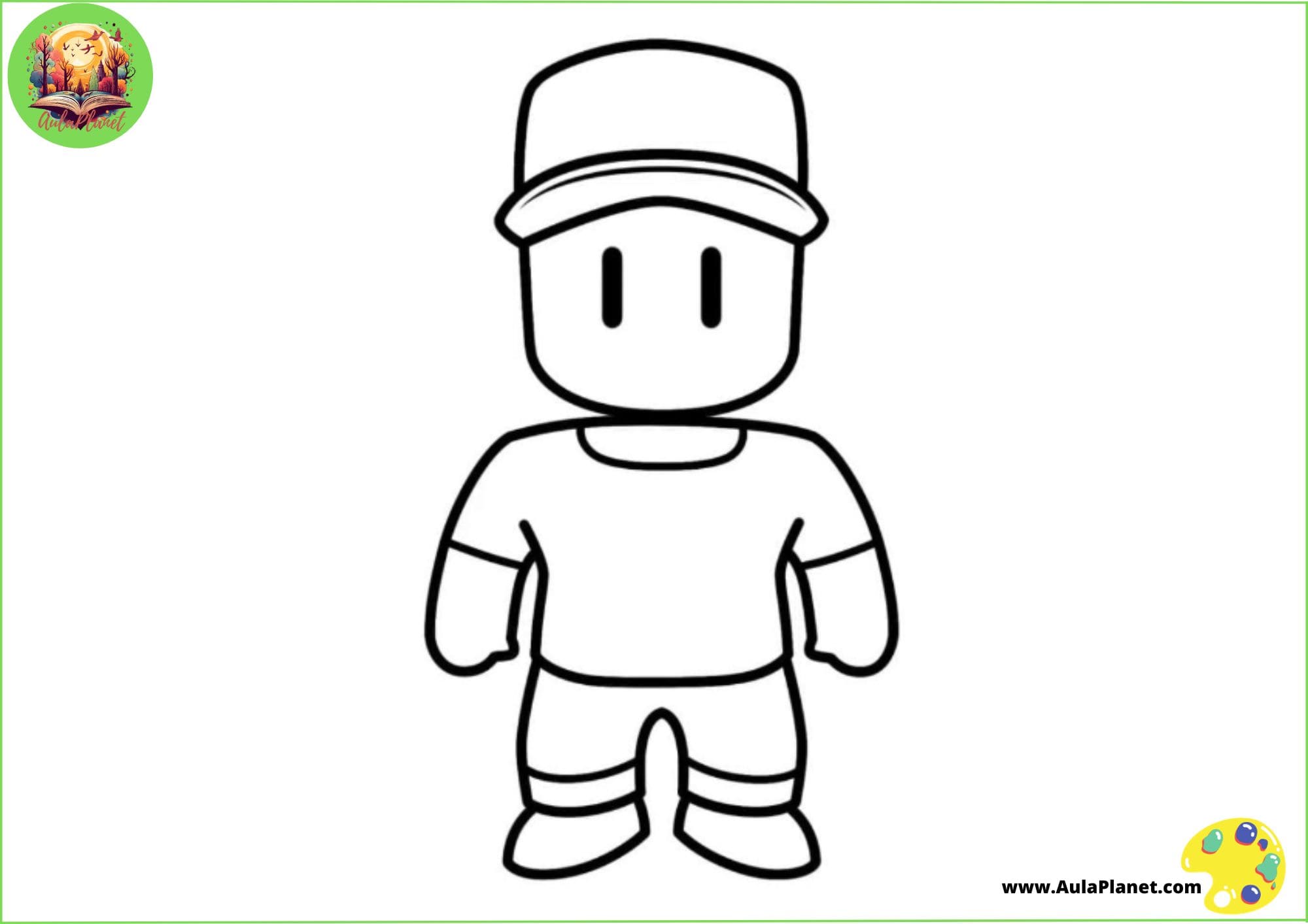 Stumble Guys da Colorare