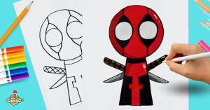 Wie man Deadpool Sprunki zeichnet