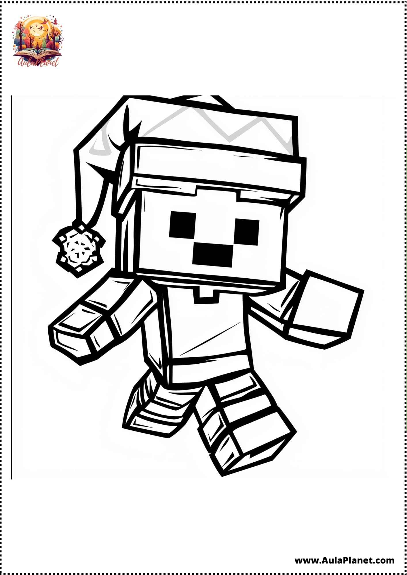 رسومات تلوين ماين كرافت