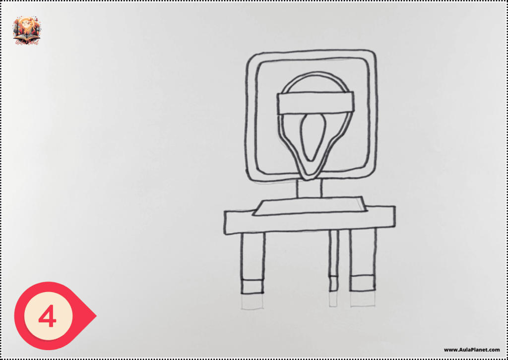 كيفية رسم السيد فان كمبيوتر المرحلة 3 – الخطوة 4