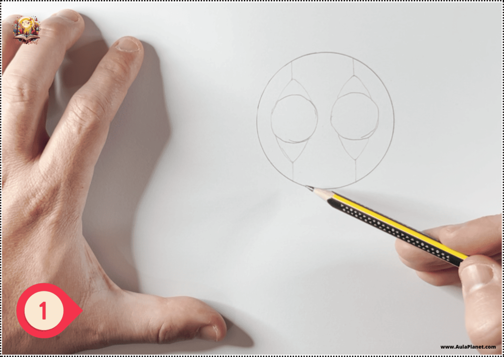 كيفية رسم ديدبول سبروكي – الخطوة 1