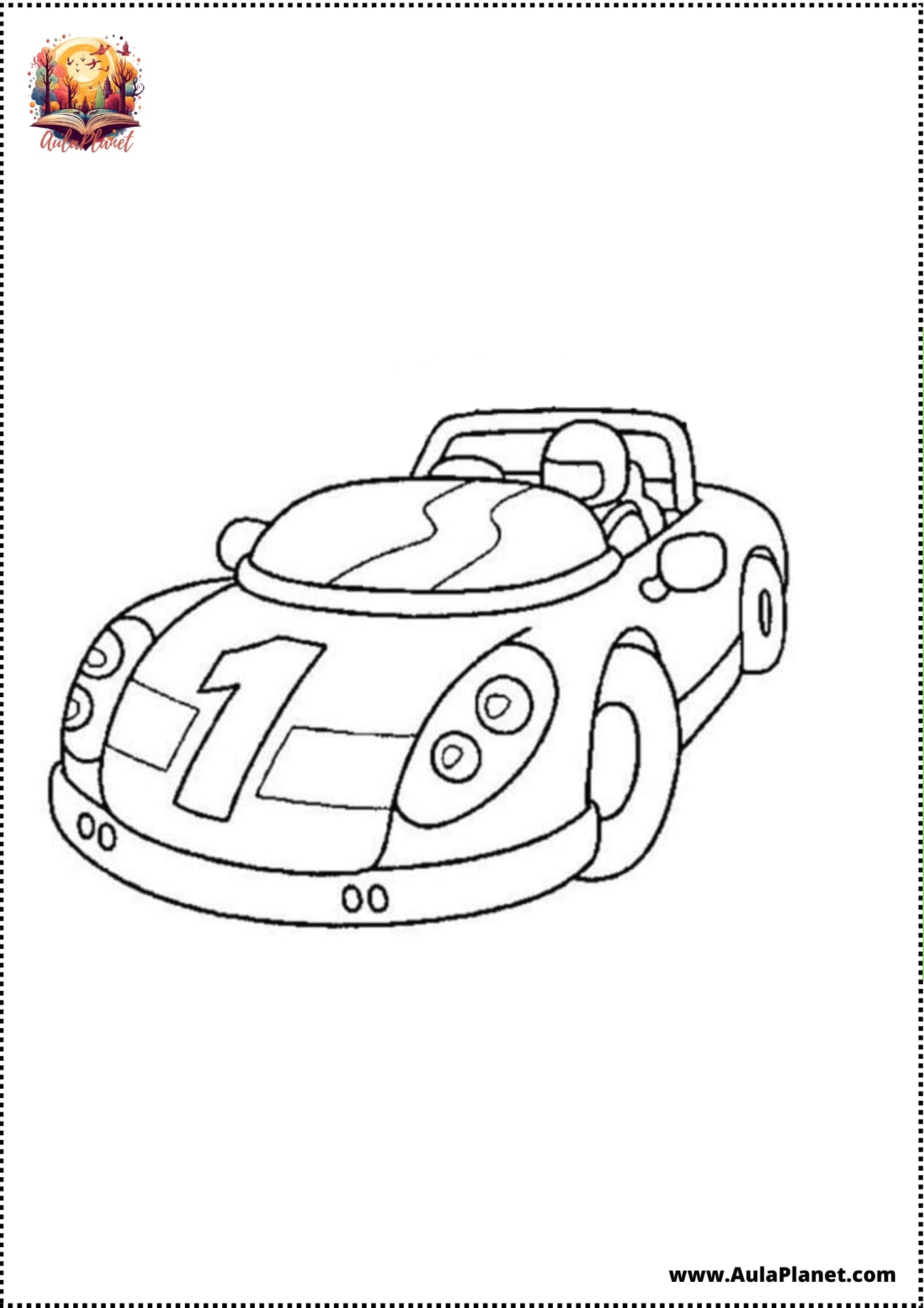 Auto Ausmalbilder