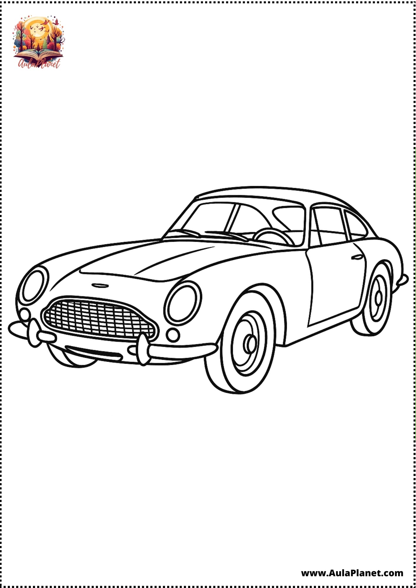 Auto Ausmalbilder