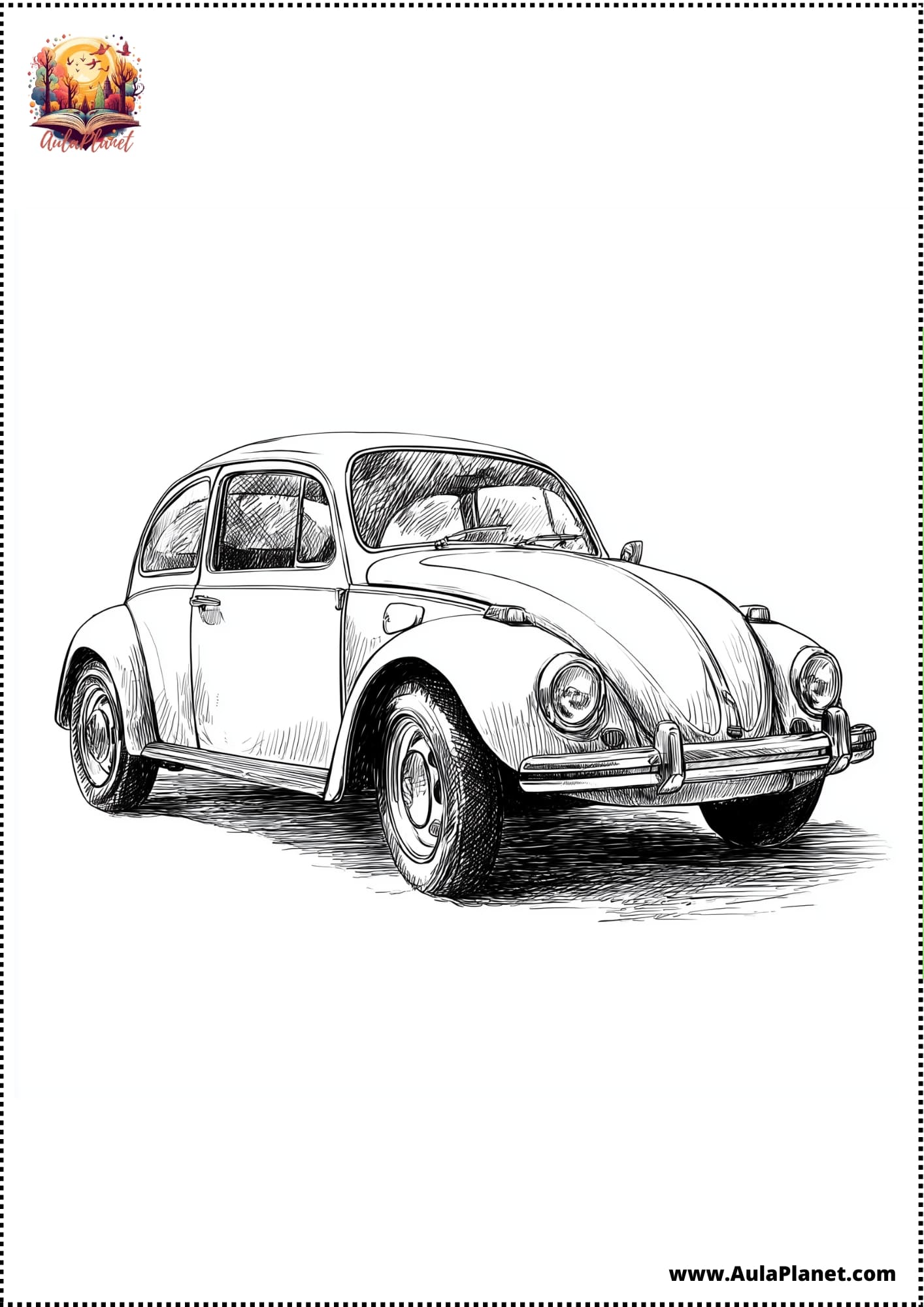 Auto Ausmalbilder