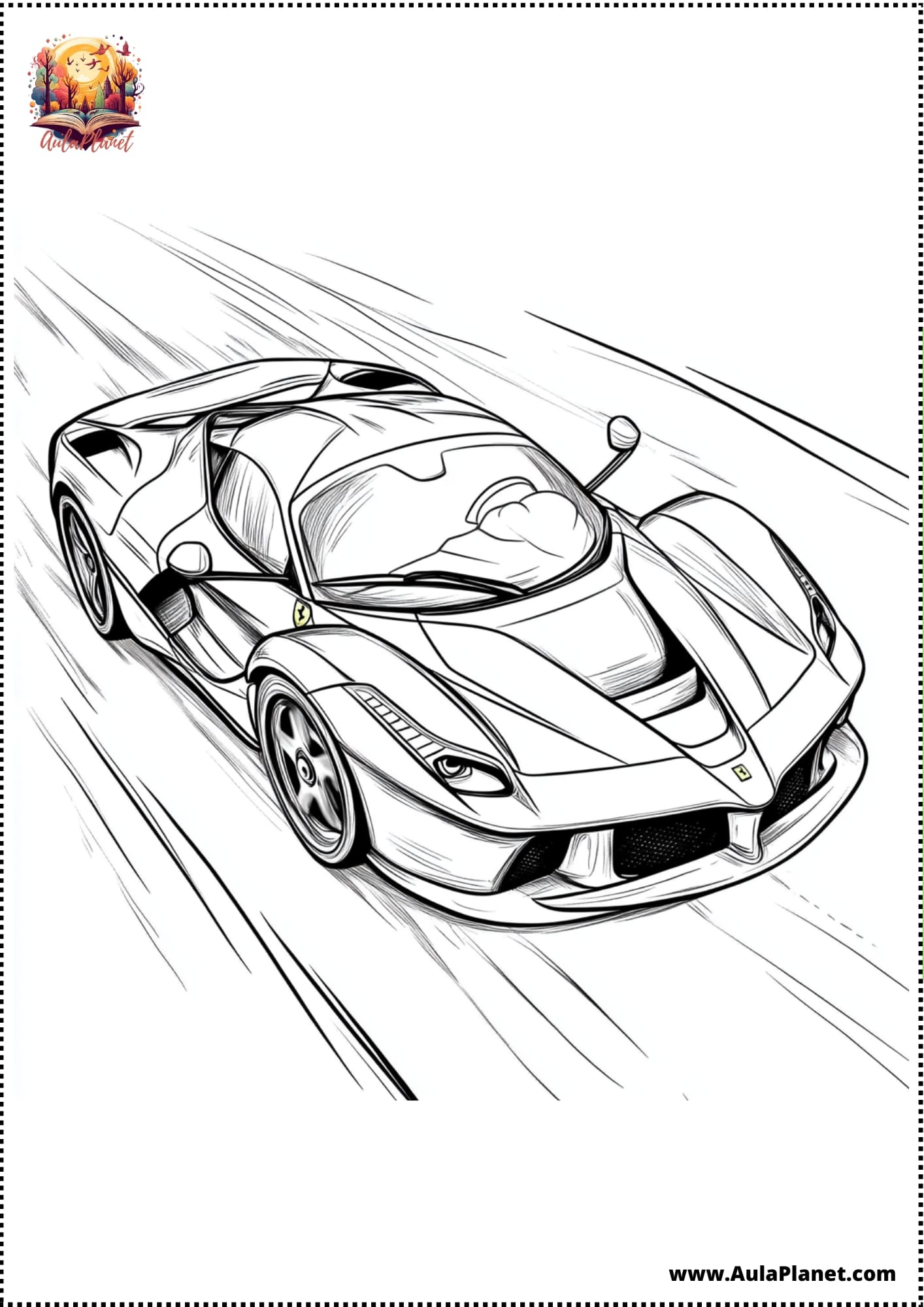 Auto Ausmalbilder