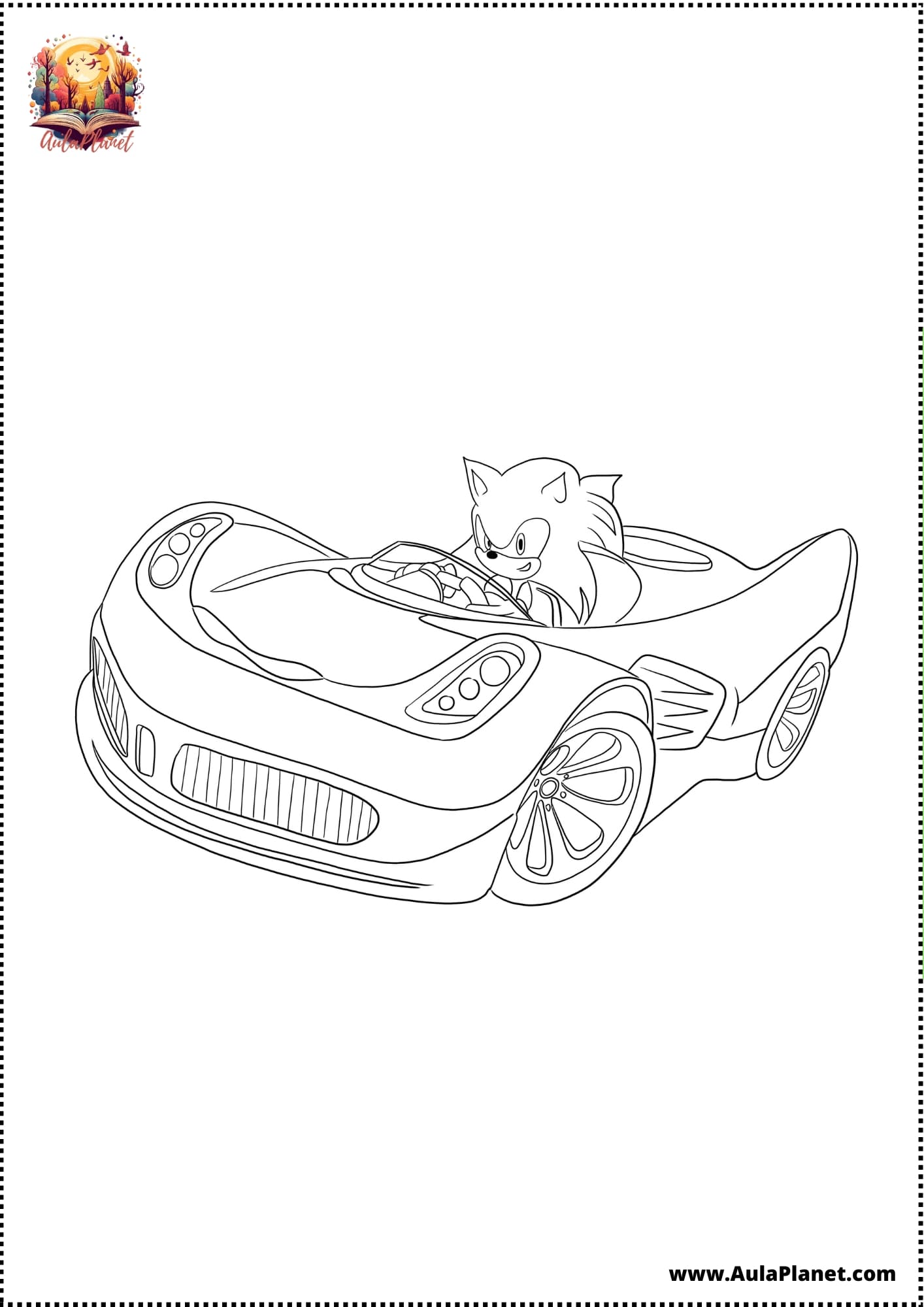 Auto Ausmalbilder