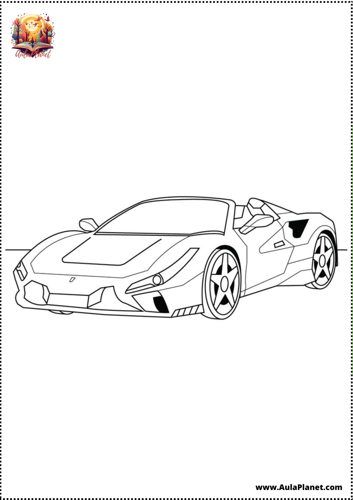 Auto Ausmalbilder