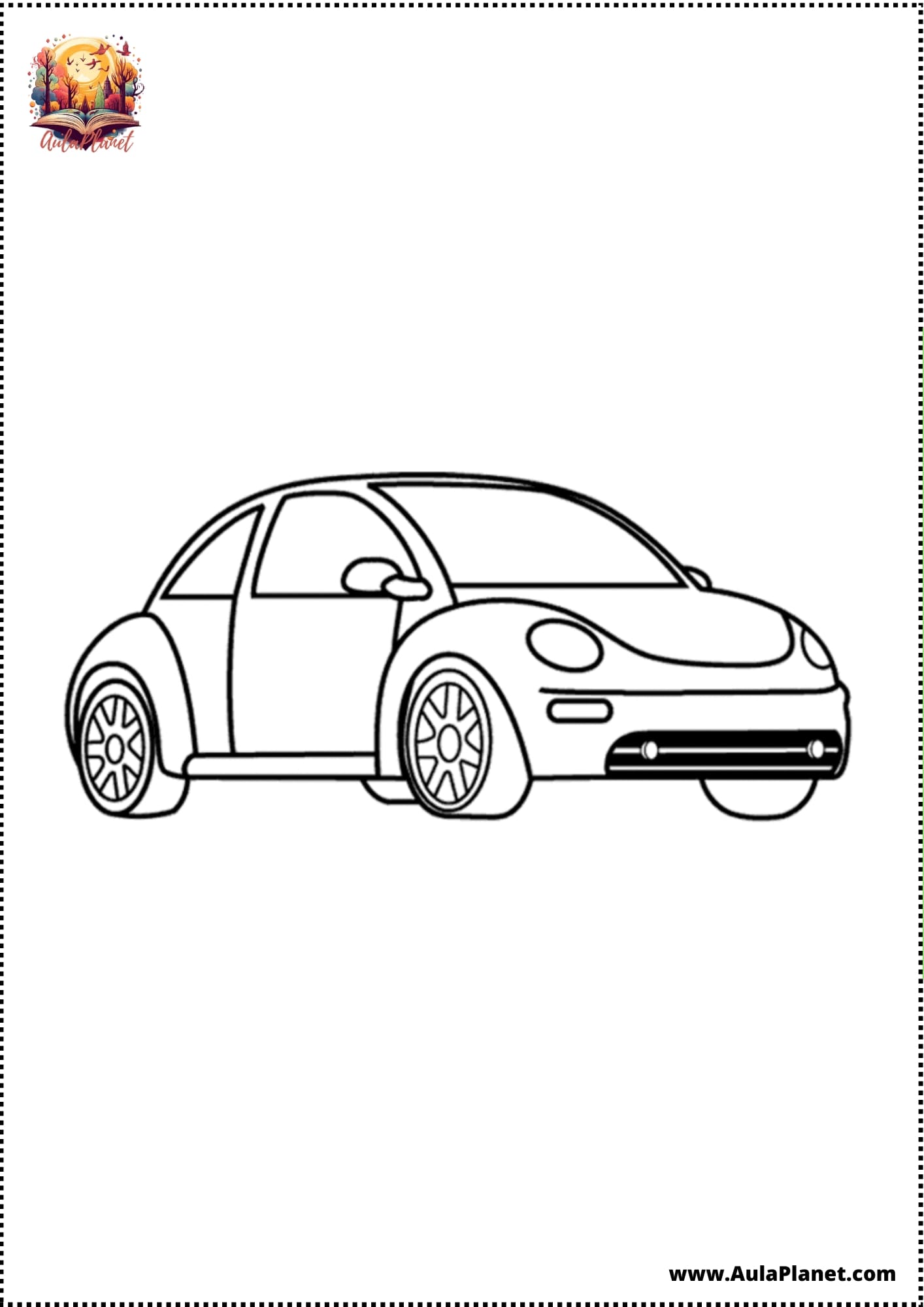 Auto Ausmalbilder