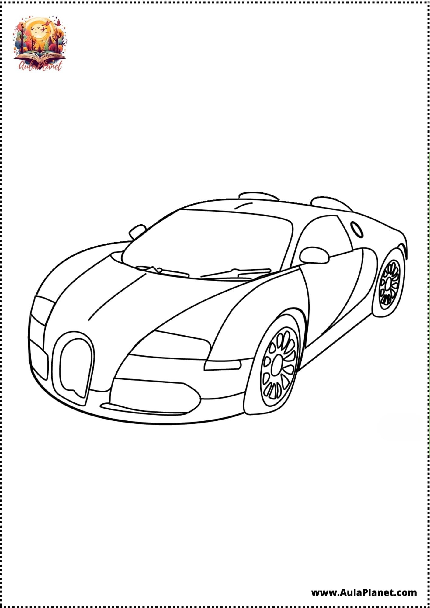 Auto Ausmalbilder
