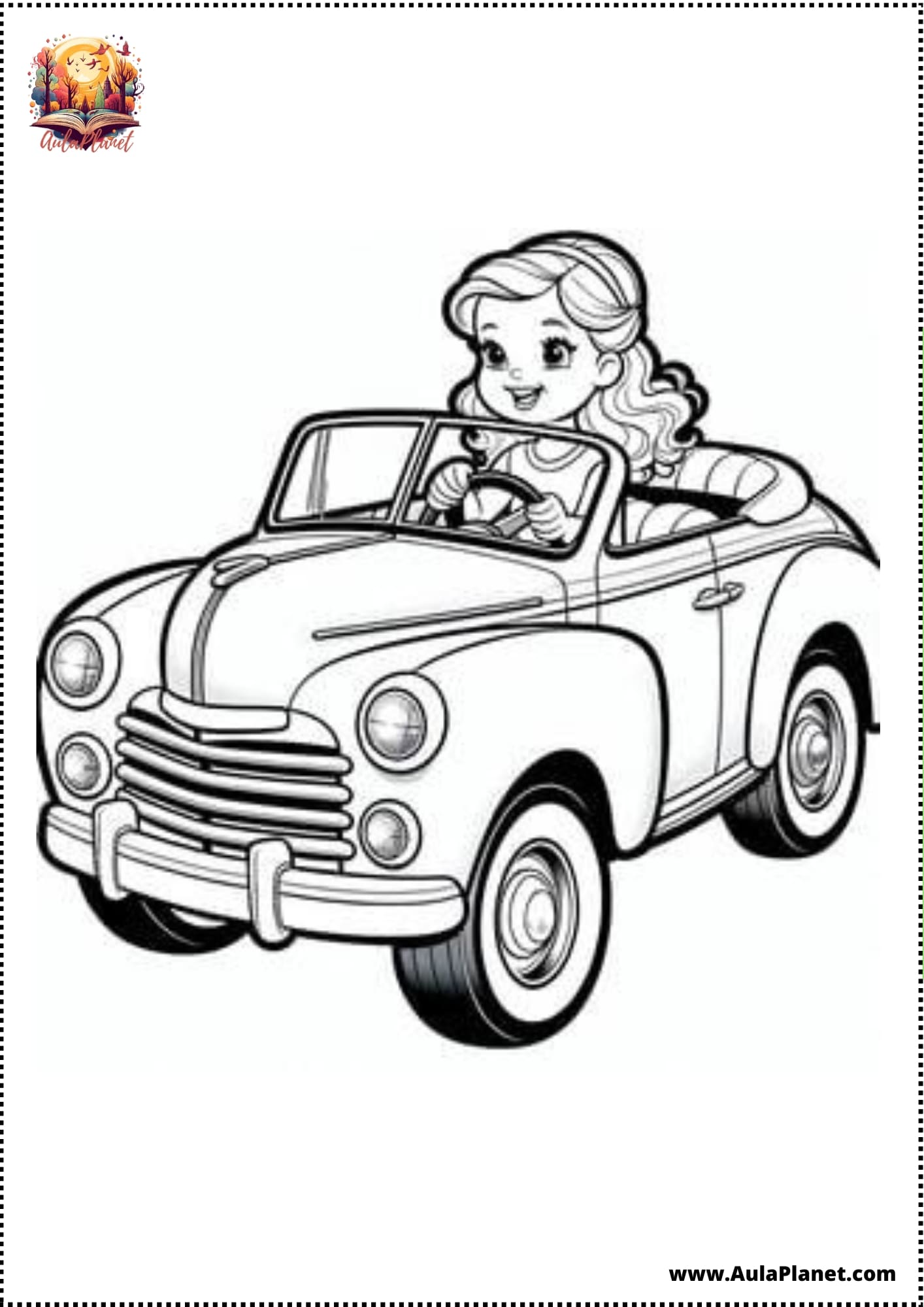 Auto Ausmalbilder