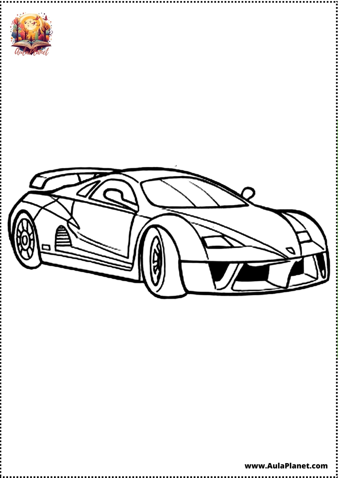 Auto Ausmalbilder