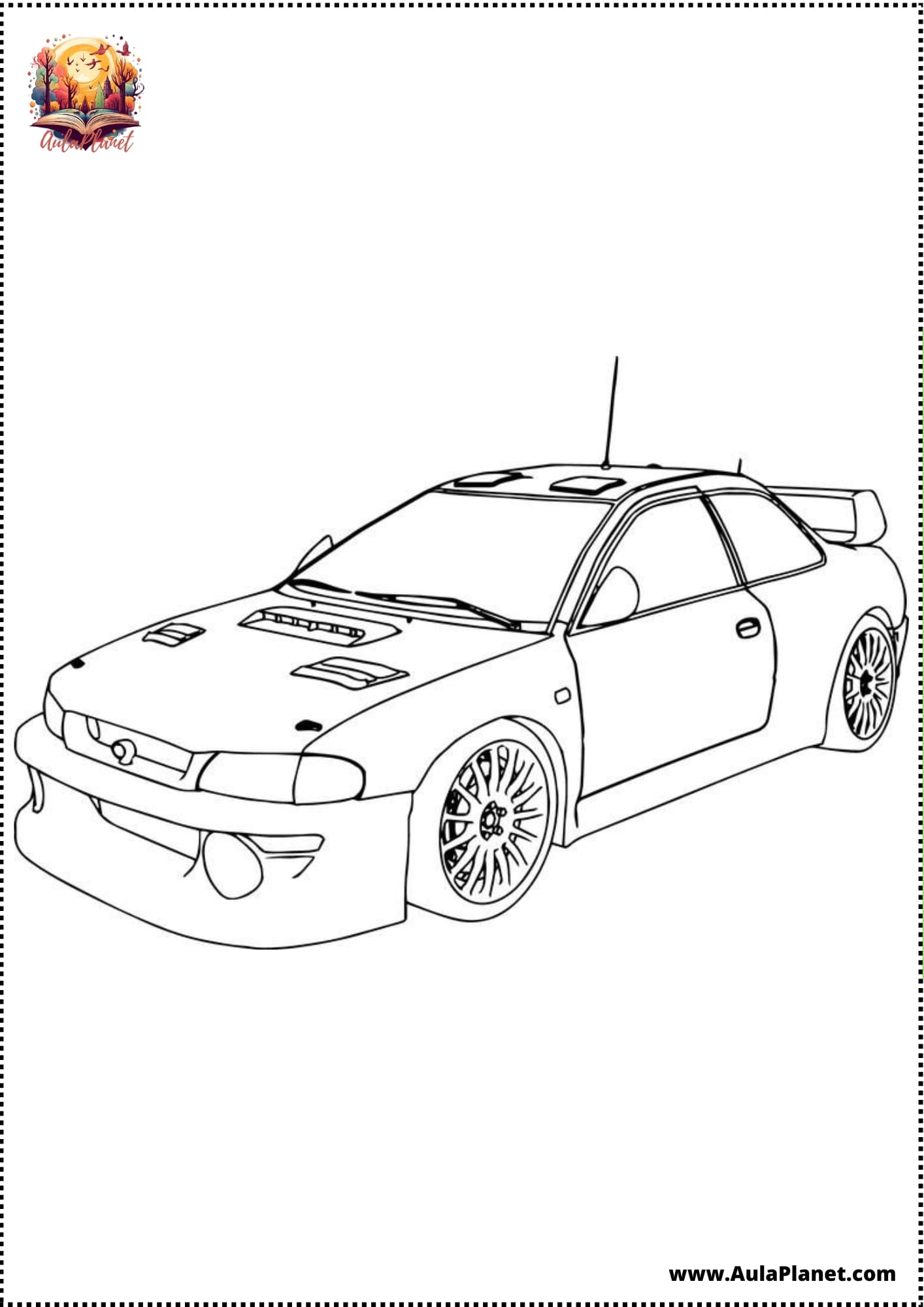 Auto Ausmalbilder