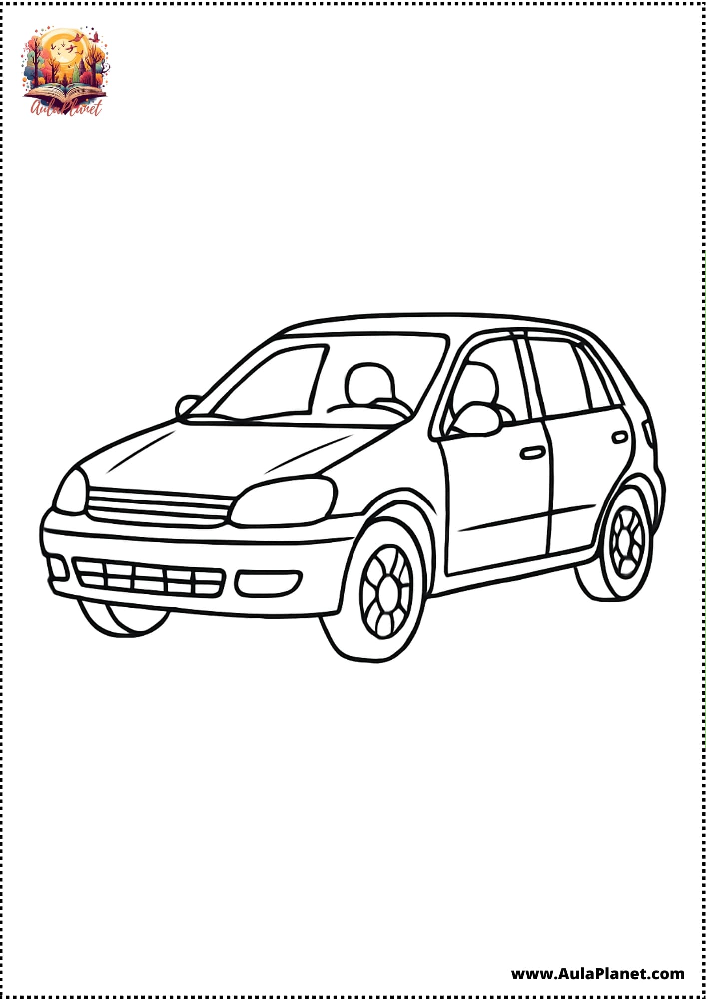 Auto Ausmalbilder